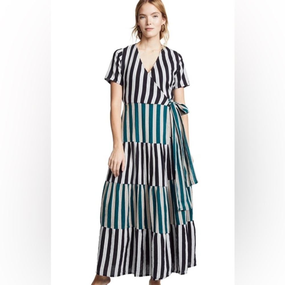 Ace & Jig Ellis Wrap Maxi Dress Martinique L
